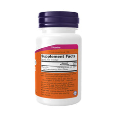 NOW Foods Vitamin D3 softgel capsules close-up highlighting high potency for daily wellness.