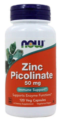 Closeup of zinc picolinate capsules highlighting vegetarian-friendly formula