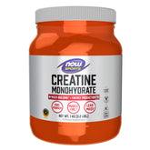 NOW Foods Creatine Monohydrate powder bottle ready for workouts and energy support.