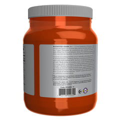 NOW Foods Creatine Monohydrate powder label showing quality certifications.