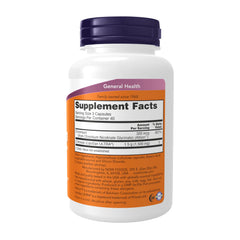 NOW Foods Chitosan 500mg + Chromium capsules closeup highlighting fat-binding action