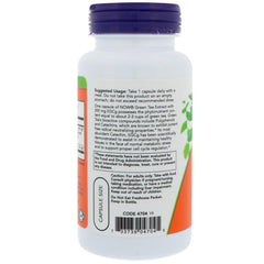 Now Foods EGCG green tea extract packaging shows premium non-GMO formula.