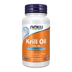NOW Foods Neptune Krill Oil bottle with phospholipid bound omega-3 for potential joint support