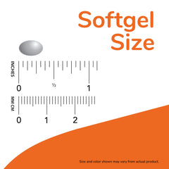 Label detail highlights 5,000 IU potency and liquid softgel format of NOW Foods D-3.