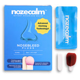 NozeCalm nosebleed plug insert for quick relief during a minor nosebleed