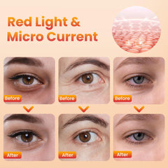 Npccto ultra-lightweight eye massager at 1.58 oz is portable for travel.