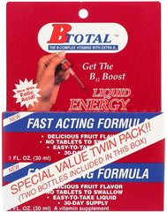 NSI B-Total twin pack berry bottle front showing natural energy support
