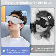 NSONER 100% blackout sleep mask blocks light for restful naps