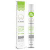 Nu Bloom Stress Relief Spray bottle emphasizes premium hemp for daily balance.