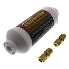 Nu-Calgon Humidi-Pro inline humidifier treatment unit inhibits mineral buildup for a season.