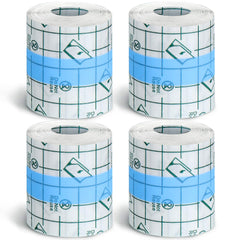 Nuanchu cinta adhesiva transparente con 4 rollos para uso diario, protege la piel.