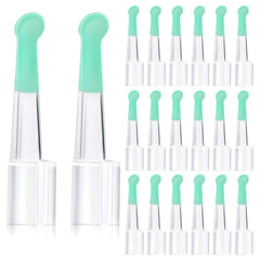 Nuanchu ear spoon tips light green, 20-piece set for safe home use.