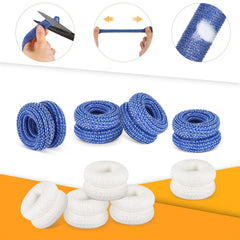 Nuanchu finger bandage on finger demonstrates gentle fit and breathable coverage