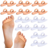 Nuanchu hammer toe pads package overview showing 12 pairs for versatile toe care