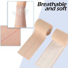 Nuanchu stretch adhesive tape beige with breathable backing for skin-friendly compression.