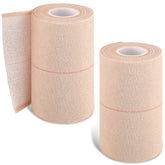 Nuanchu two-rolls elastic tape bandage beige, breathable support for joints and sprains.