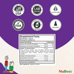 NuBest Tall packaging box shows GMP and HACCP certification.