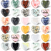 Nuenen heart crystal in vintage color, ideal for pocket stress-relief and decor