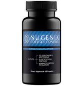 Nugenix Cortisol Control bottle front showing capsules for daily stress support