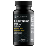 Nugenix Essentials L-Glutamine bottle closed for daily supplementation