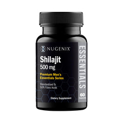Nugenix Shilajit capsules 500mg for daily vitality and consistency