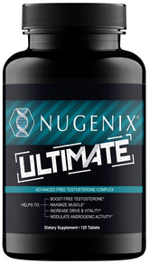 Nugenix Ultimate bottle front view for men’s wellness and daily support.