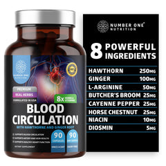 Number One Nutrition blood circulation bottle supports daily vitality and comfortable circulation