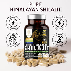 Number One Nutrition Shilajit pure Himalayan origin evokes trusted mineral-rich rituals.