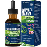 Nurbetoxa Cleavers Drops bottle promotes gentle lymph support for daily wellness.
