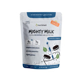 Nurished Mighty Milk bottle pour shows kid-friendly nutrition on the go
