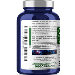 NusaPure Choline Bitartrate vegan-friendly label highlighting vegetarian formula.