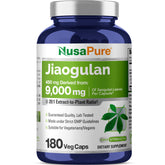 NusaPure Jiaogulan bottle with potent 20:1 extract for daily wellness
