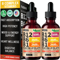 NUSAVA B12 drops bottle for convenient daily use