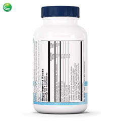 Nutra Biogenesis Tri Zinc bottle back label highlighting zinc chelate and copper balance