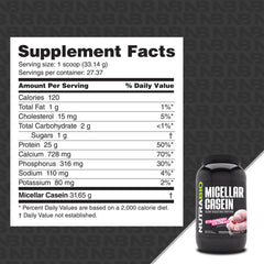 NutraBio casein night-time shake glass showcasing bedtime protein option