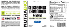 NutraBio joint support capsules close-up highlighting mobility benefits.