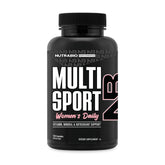 NutraBio Multisport Women bottle pour shows easy daily energy support