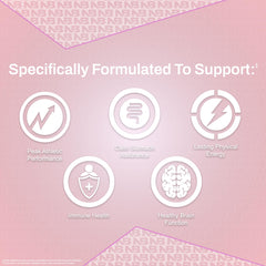 NutraBio Multisport Women ingredient panel reveals essential micronutrients