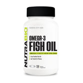 NutraBio Omega-3 bottle front view for everyday heart health support