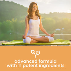 NutraBlast Feminine Balance packaging front highlighting the 11 natural ingredients.