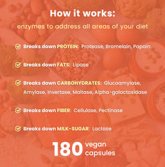 NutraChamps Digestive Enzymes ingredients montage featuring turmeric and ginger boosts comfort.