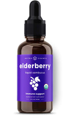 NutraChamps elderberry drops pour with convenient dropper for precise use