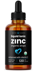 NutraChamps liquid zinc adults dosage bottle highlights easy measurement.