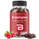 NutraChamps Vitamin B Complex Gummies bottle front view for energy support.