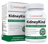 Nutracraft KidneyKind bottle-front highlights packaging for daily kidney support