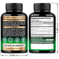 NutraHarmony 15-in-1 Lung Complex bottle on display highlighting multi-ingredient formula.