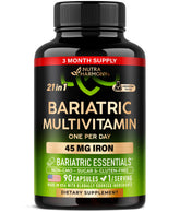 NUTRAHARMONY bariatric multivitamin bottle front view for daily use.