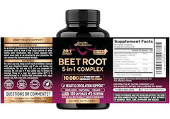 NutraHarmony Beet Root 5-in-1 capsules offer convenient daily wellness.