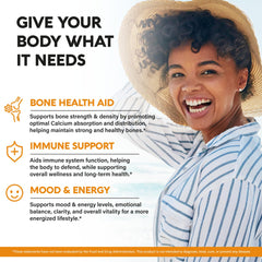 NutraHarmony D3 K2 with absorption highlight through black pepper extract