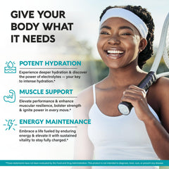 NutraHarmony electrolytes packaging box highlights USA-made quality